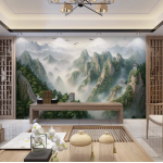 Wallpaper customization TV background wall 8d 3D mural new living room bedroom headboard wallpaper-5