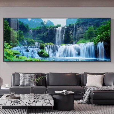 Light luxury living room decoration painting sofa background wall hanging painting mural simple modern high-end landscape painting atmospheric wall painting